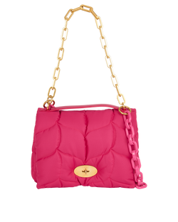 Softie Padded Shoulder Bag, Nylon, Pink, MIT, DB/S, 3*